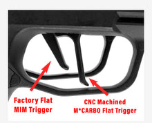 Load image into Gallery viewer, Sig Sauer P365 Short Stroke Flat Trigger Upgrade - CNC Machined SOLID 4140 Steel w/ Max Over-Travel Adjustment
